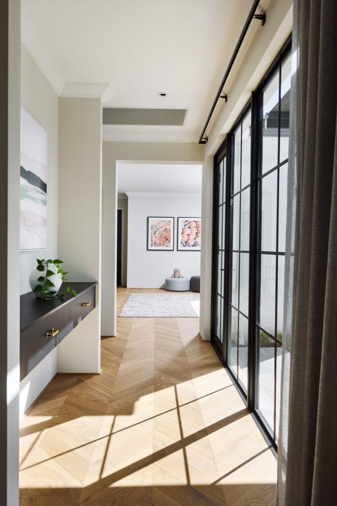 Chevron European Oak Flooring pattern by VOGUE Parquet®