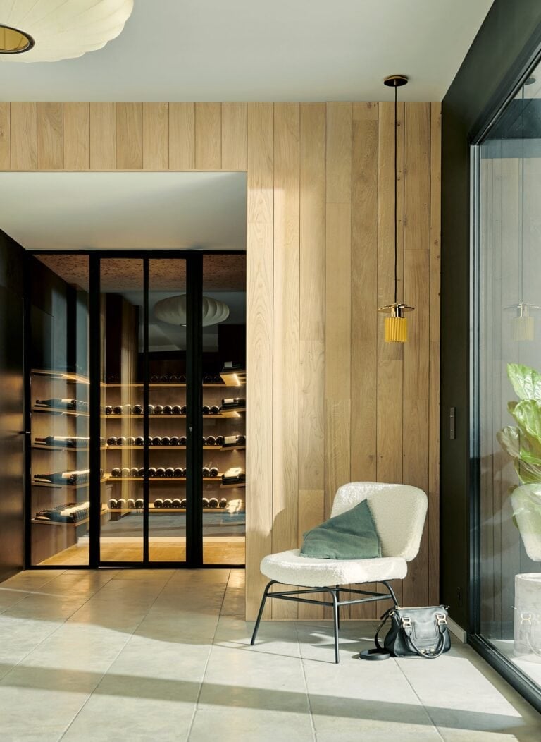 French Oak parquet installed in a Miami residence, reflecting soft natural light across a matte waxed surface