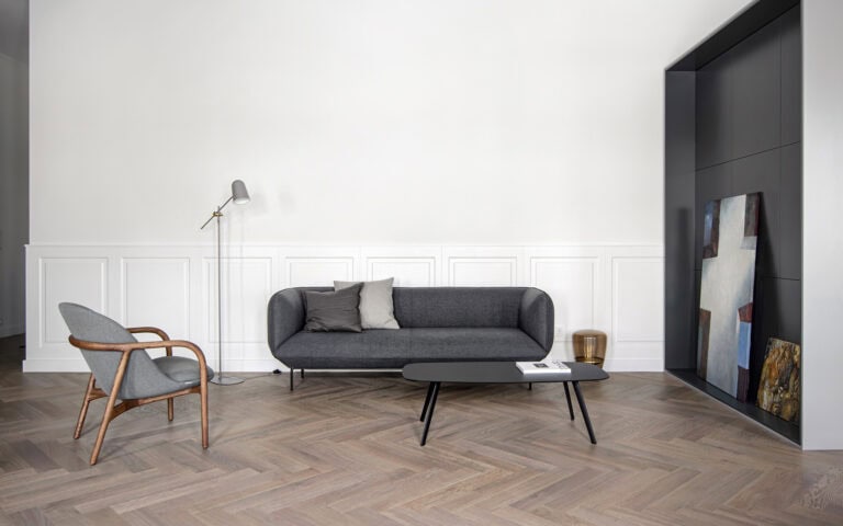 European Oak Flooring in a Luxury Miami Residence by VOGUE Parquet