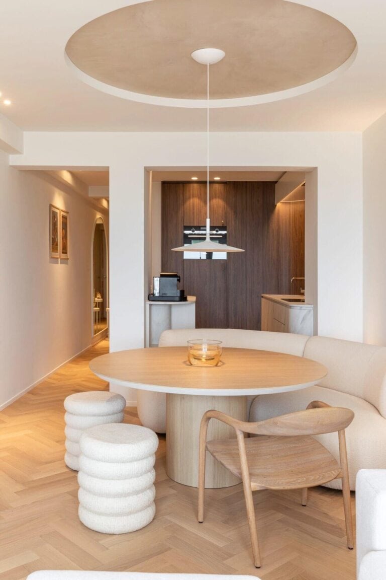 wood floors in the kitchen