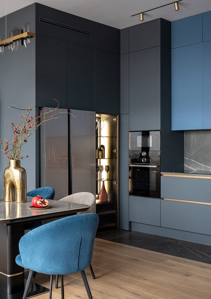 Engineered Wood Flooring for Luxury Homes in a Private Armani Casa Residence by VOGUE Parquet