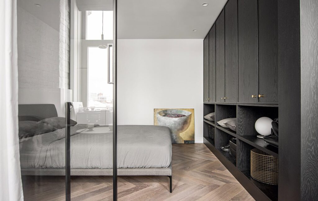 Herringbone European Oak Flooring in Luxury Study – VOGUE Parquet