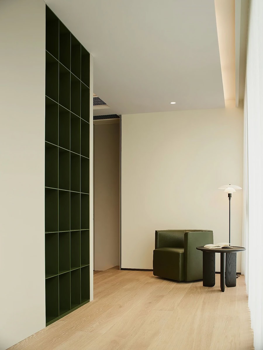 European wood floor with wide planks flowing through a modern open-concept living space