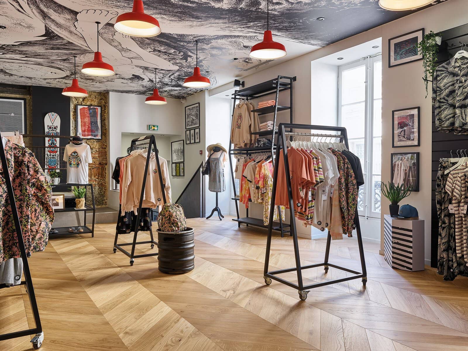 Chrevron french oak flooring usa by VOGUE Parquet