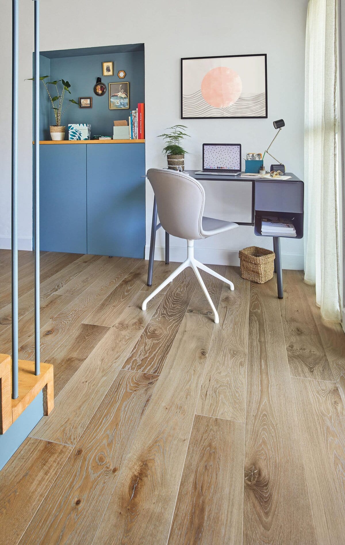 Luxury hardwood flooring using french oak