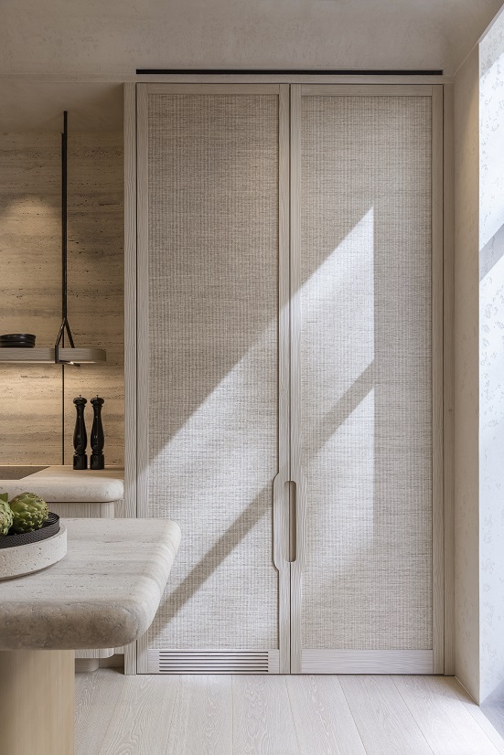 European oak flooring interior design minimal architecture Miami