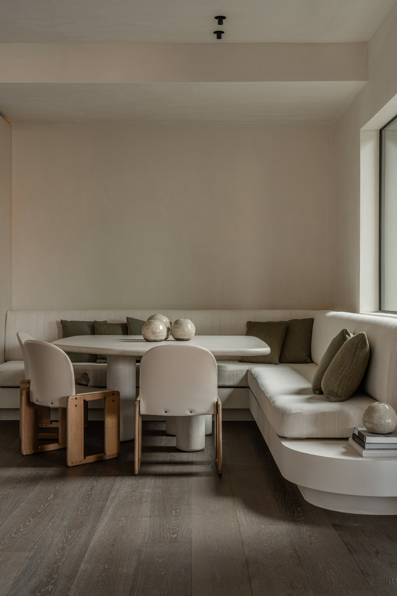 European oak flooring in living room