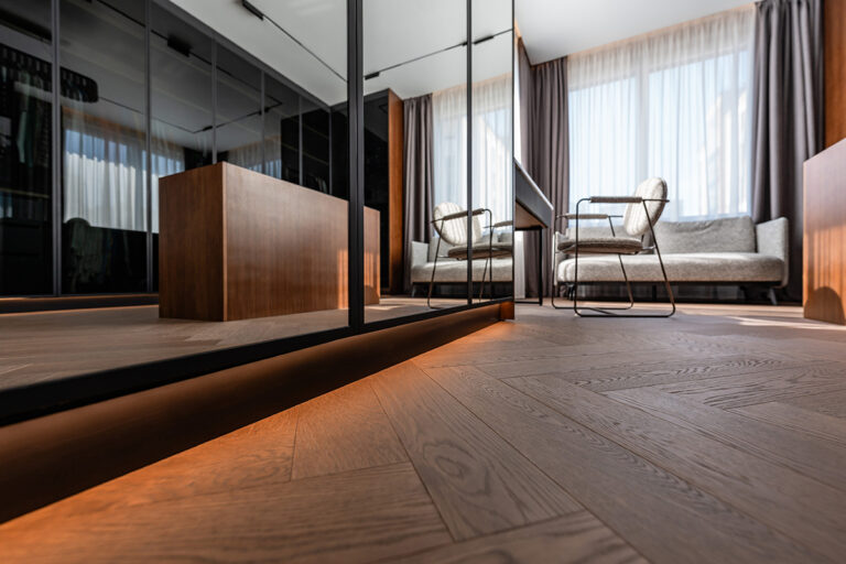 double herringbone flooring
